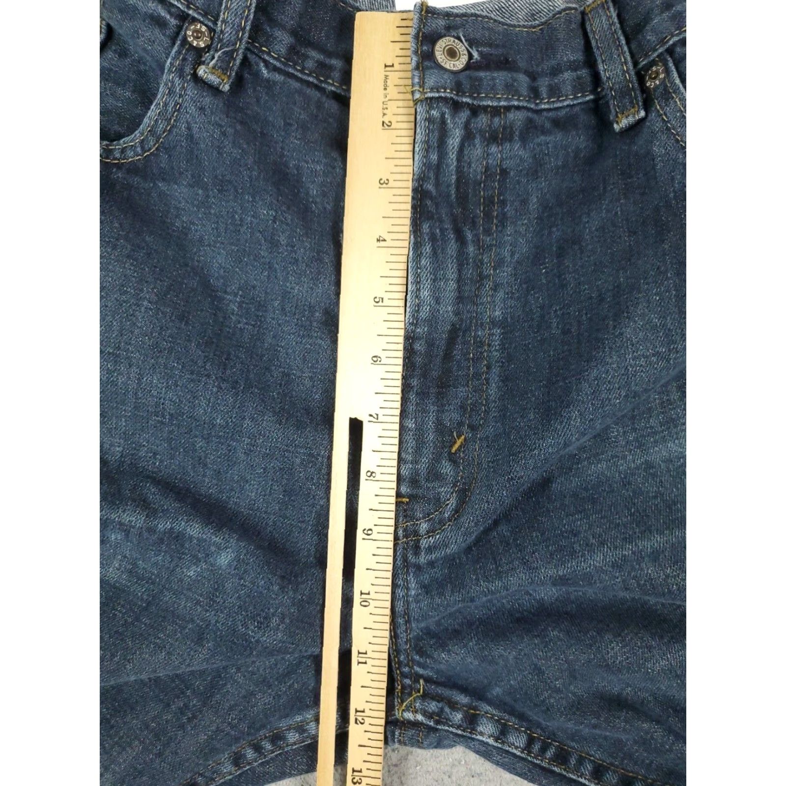 Levi's Levis 559 Relaxed Straight Leg Blue Denim Jeans Mens Size 40x32 Cotton Size US 40 / EU 56 - 3 Thumbnail