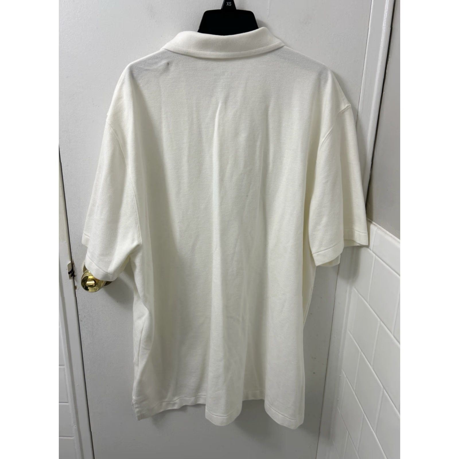 Vintage LL Bean Double L Polo Shirt Mens 2XL White Pocket Traditional S/S cotton 300457 Size US XXL / EU 58 / 5 - 7 Thumbnail