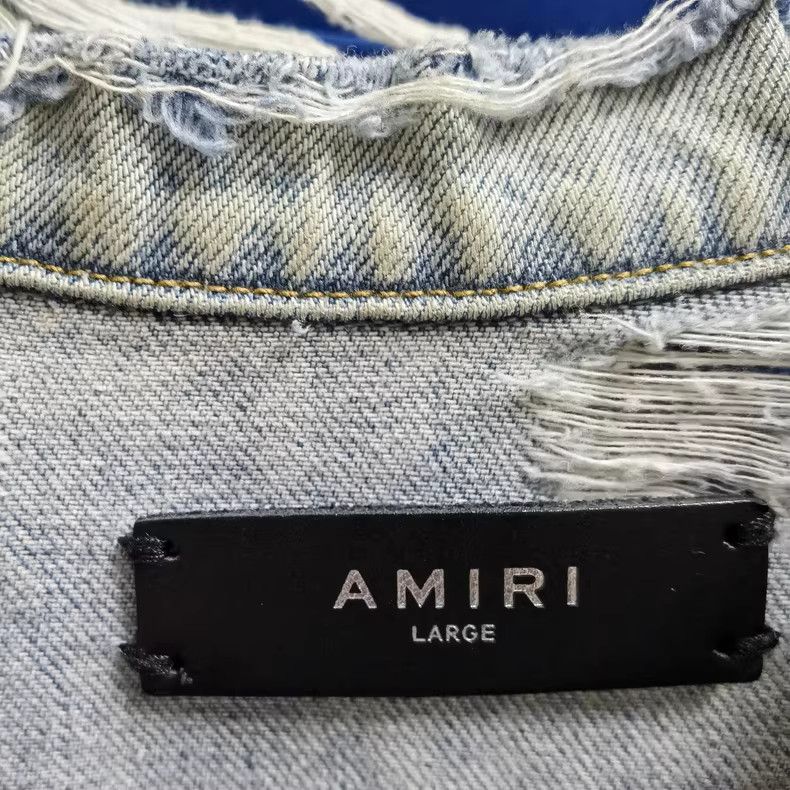 Amiri AMIRI city print denim jacket Size US L / EU 52-54 / 3 - 3 Thumbnail