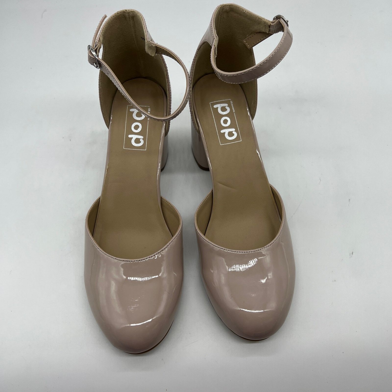 Other Pop Womens Gal Block Heel Nude Pumps Size 11M Size US 11 / IT 41 - 3 Thumbnail
