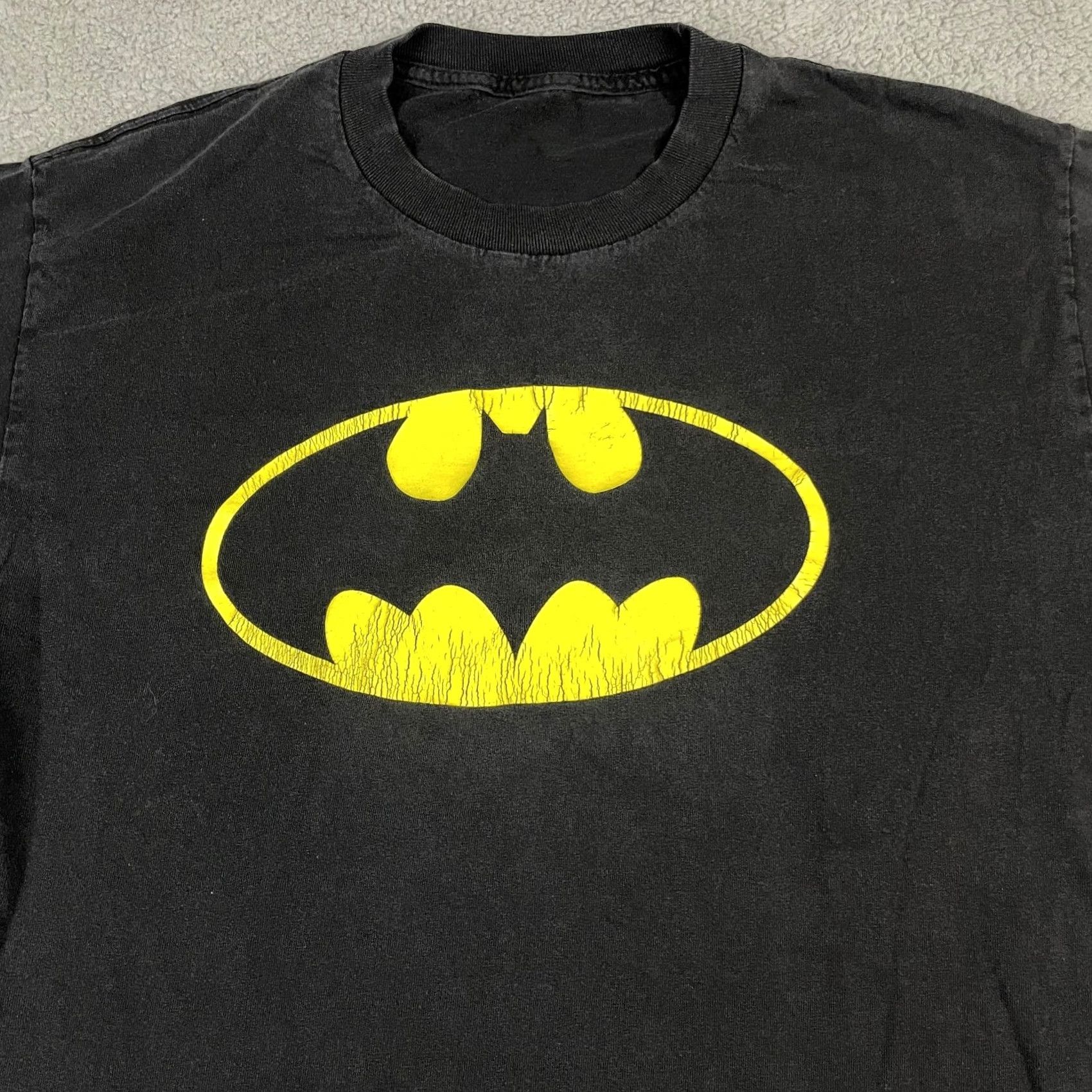 Logo 7 Batman T shirt Men’s Large Black Movie Tee Superhero DC Y2K Logo Graphic Short* Size US L / EU 52-54 / 3 - 3 Thumbnail