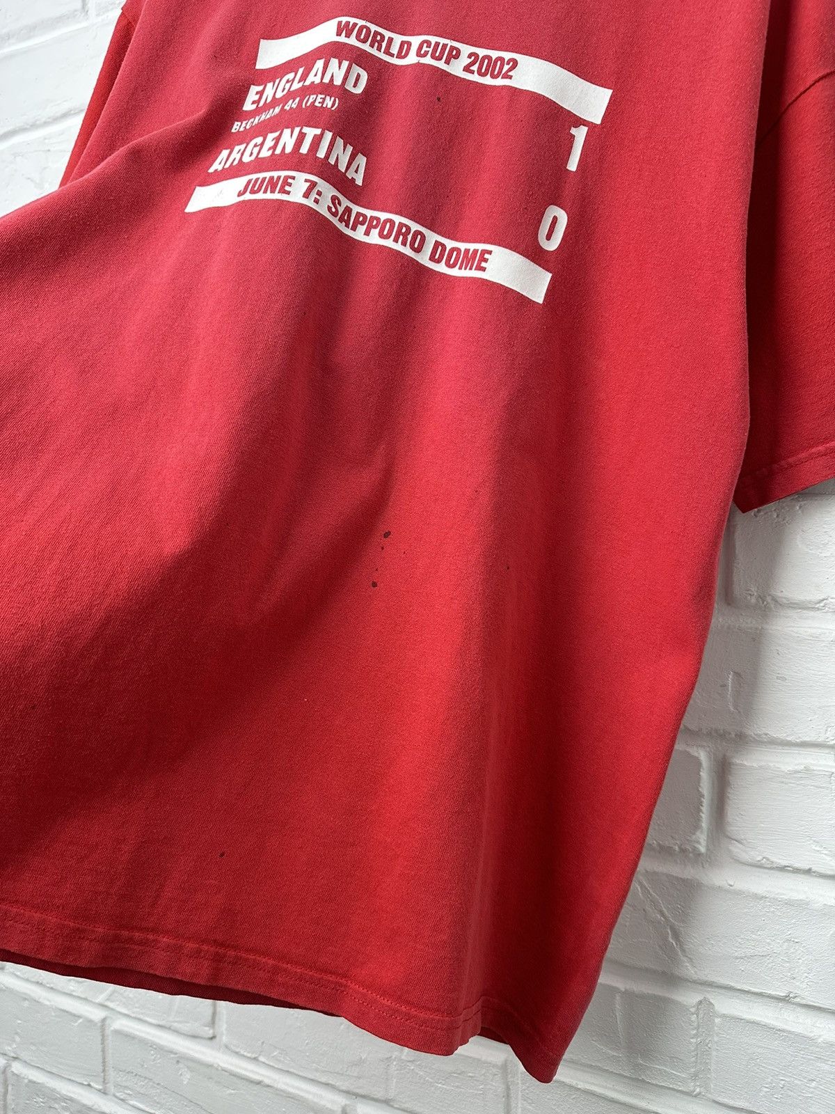 Band Tees Vintage PHILOSOPHY FOOTBALL World Cup 2002 Soccer T Shirt Size US XL / EU 56 / 4 - 6 Thumbnail