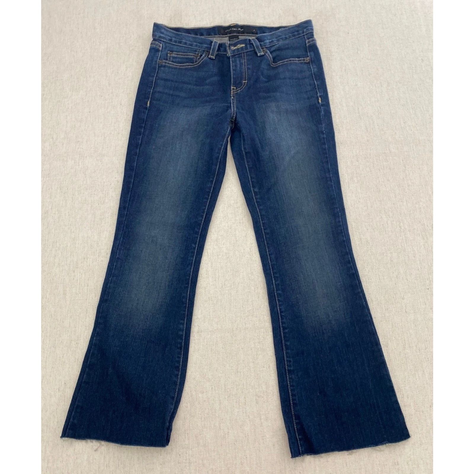 Calvin Klein Calvin Klein Jeans Womens Size 2 Blue Denim Flare Leg Size 26" / US 2 / IT 38 - 1 Thumbnail
