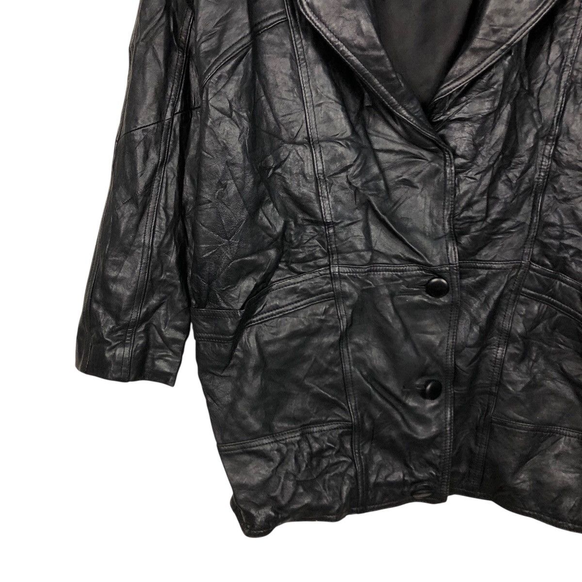 Japanese Brand 📌Vintage Chore Leather Jacket Elcoint Issey Miyake Size US M / EU 48-50 / 2 - 5 Thumbnail