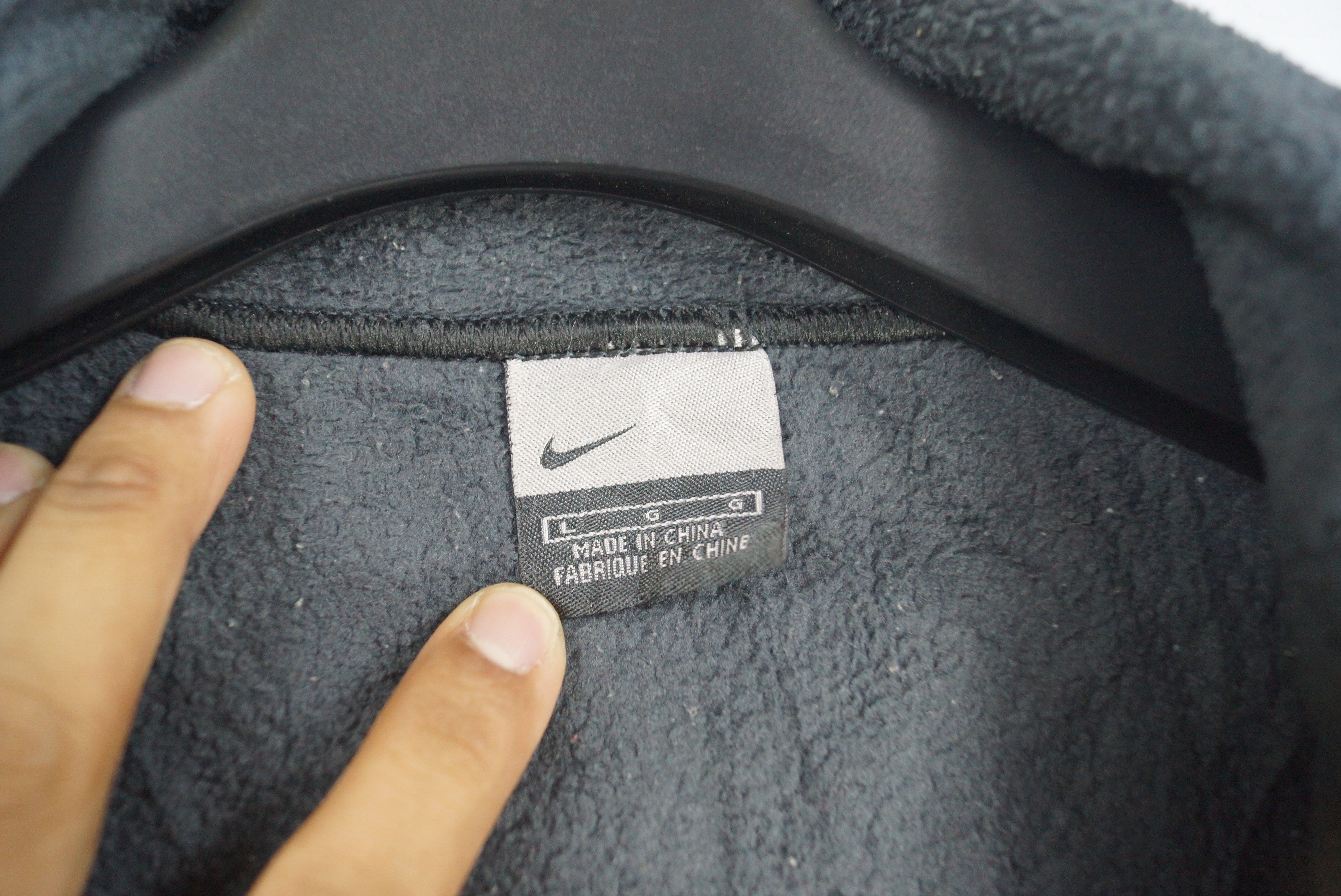 Nike × Vintage Nike Sweater Fleece Nice Design Size US L / EU 52-54 / 3 - 2 Thumbnail