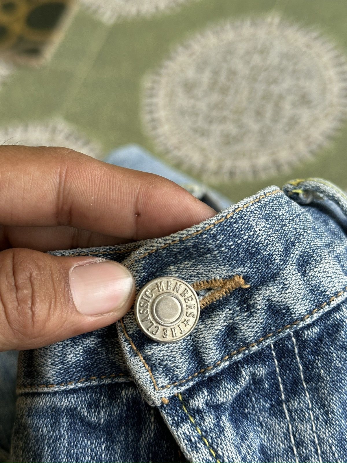 Japanese Brand Selvedge Denim Gland Edge Light Blue🎌💥 Size US 34 / EU 50 - 13 Thumbnail