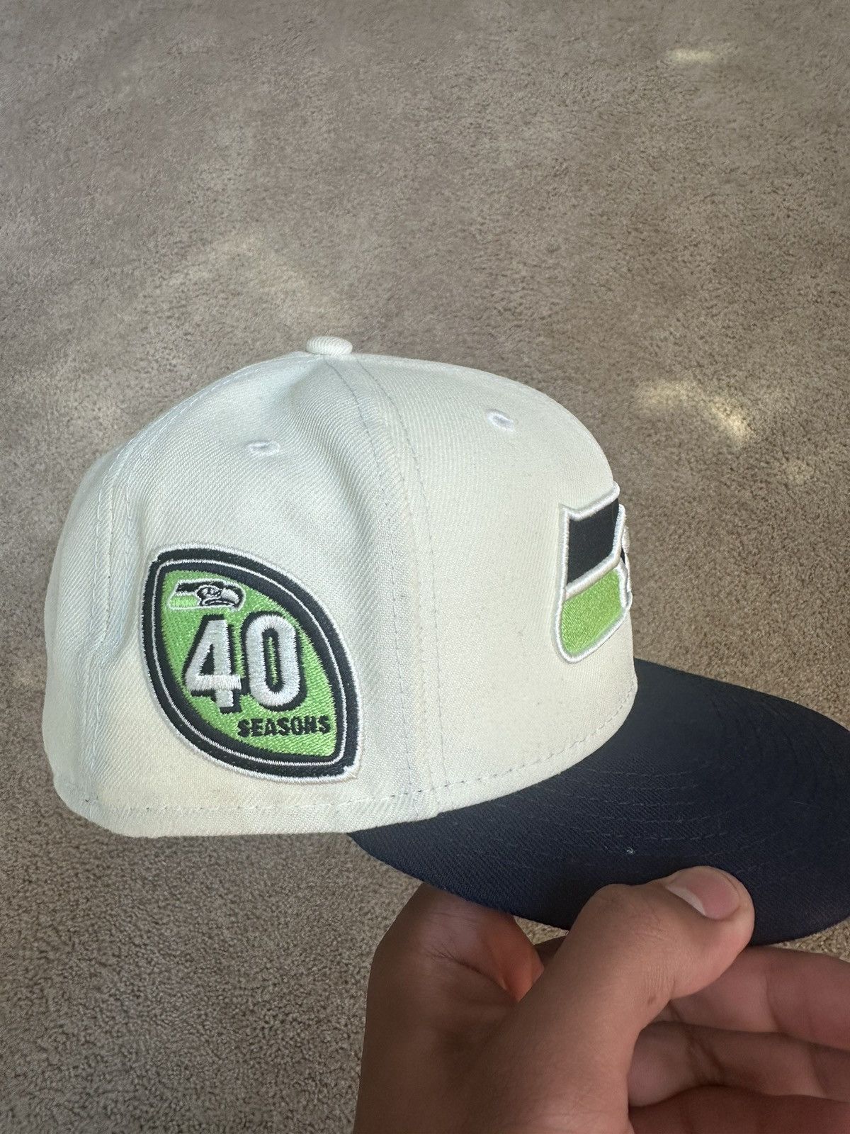 NFL × New Era Seahawks Fitted Cap Size ONE SIZE - 3 Thumbnail