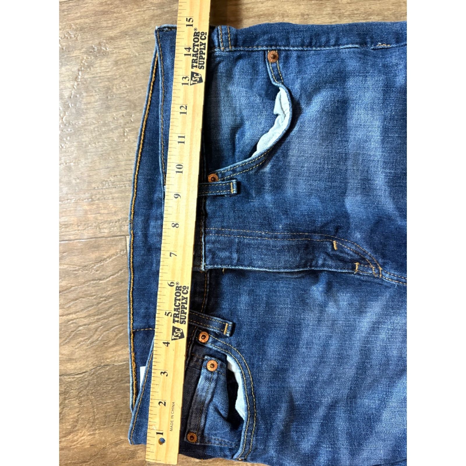 Levi's Levi's 510 W Jeans Womens 31 x 32 Denim Blue 5-Pocket Design Straight Jeans Mens? Size 24" / US 00 / IT 34 - 3 Thumbnail