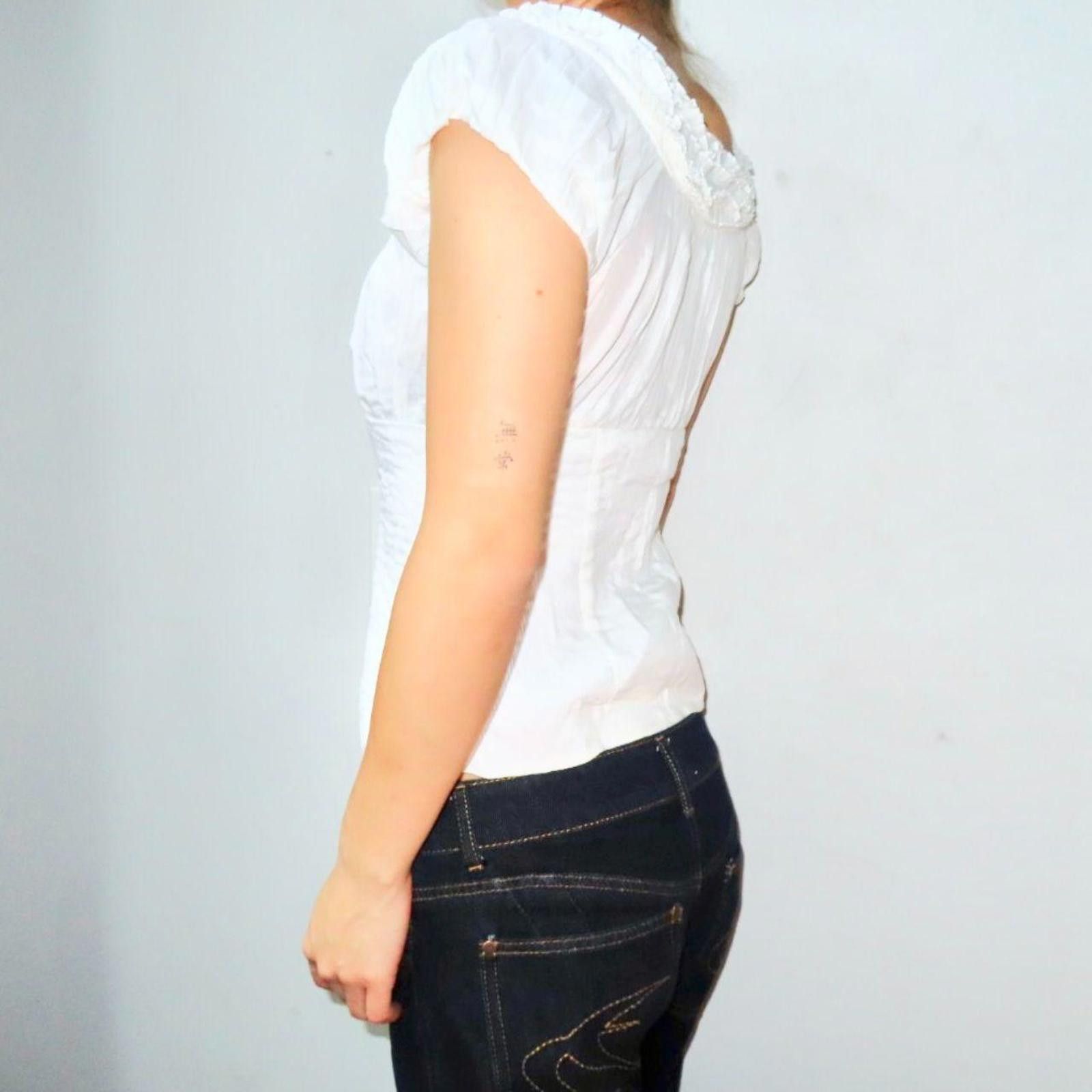 Other Catherine Malandrino white blouse Size XS / US 0-2 / IT 36-38 - 5 Thumbnail