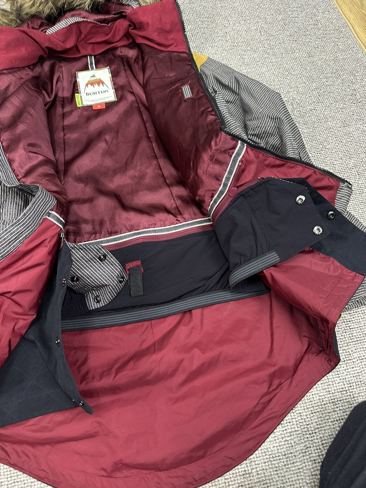 Burton Burton Fur Vkei Style Jacket Z257 Size US M / EU 48-50 / 2 - 17 Thumbnail