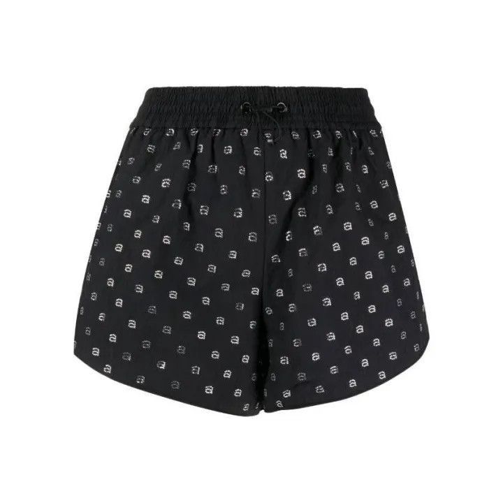 Alexander Wang Alexander Wang Black Letter Print Casual Shorts - Size 22" - 1 Thumbnail