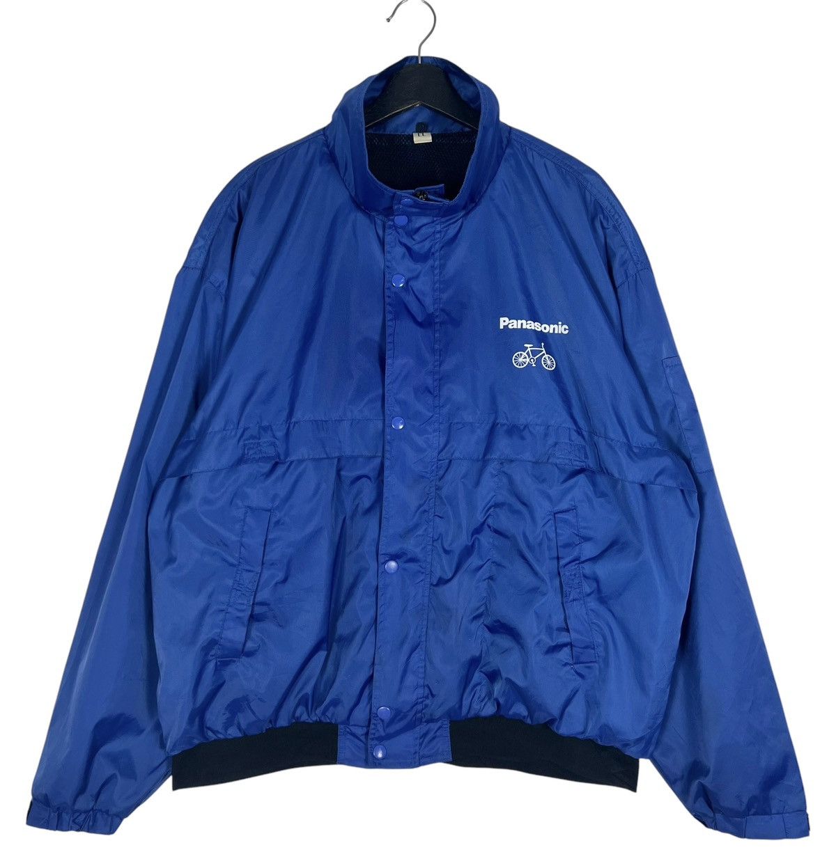 Bicycle × Japanese Brand × Vintage 90s Vintage Panasonic Bicycle Windbreaker Jacket Size US XL / EU 56 / 4 - 2 Thumbnail