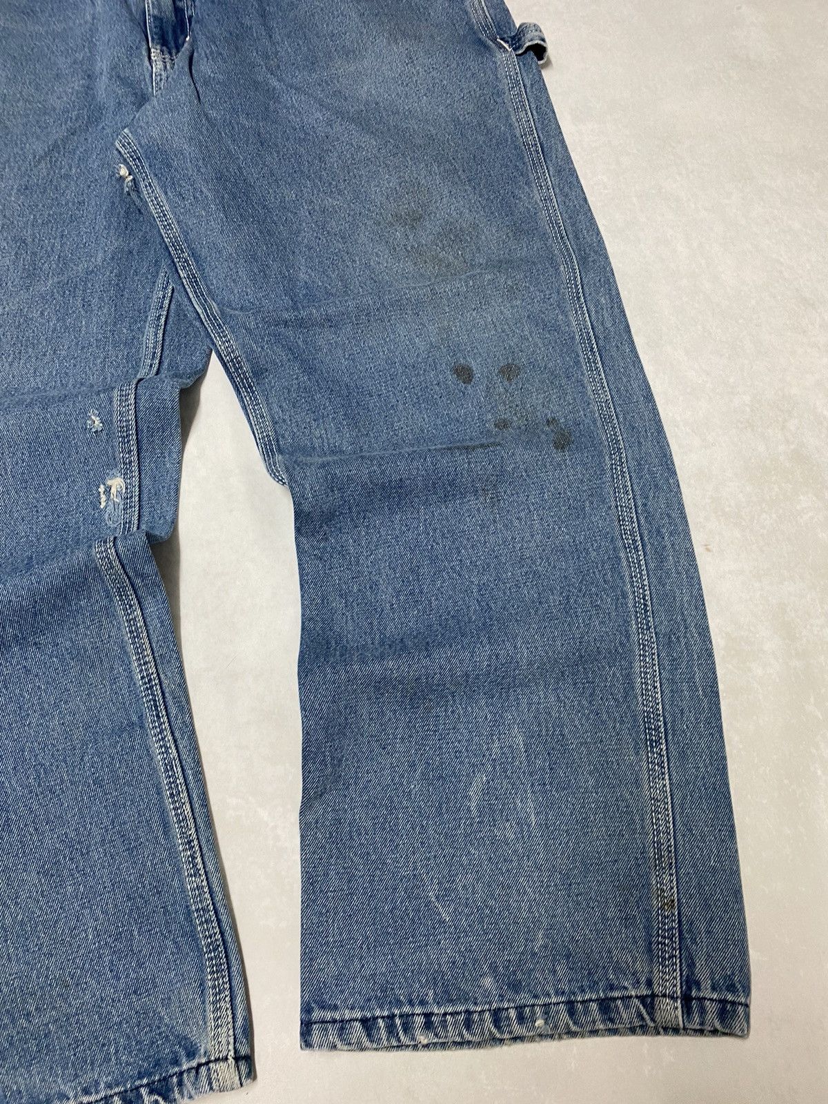 Vintage Crazy USA Works Vintage Y2K Workwear Skater Jeans (35x27) Size US 35 - 3 Thumbnail