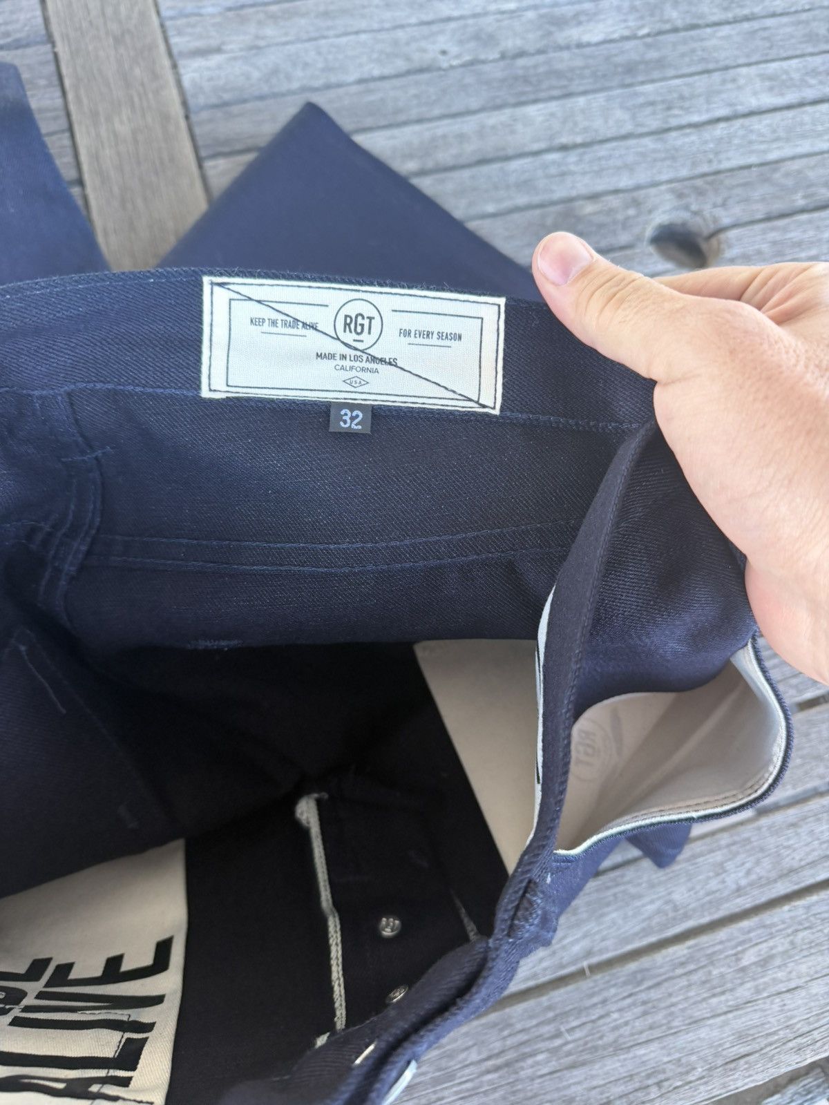 Rogue Territory Stanton 15oz Dbl Indigo Cryptic New 32”