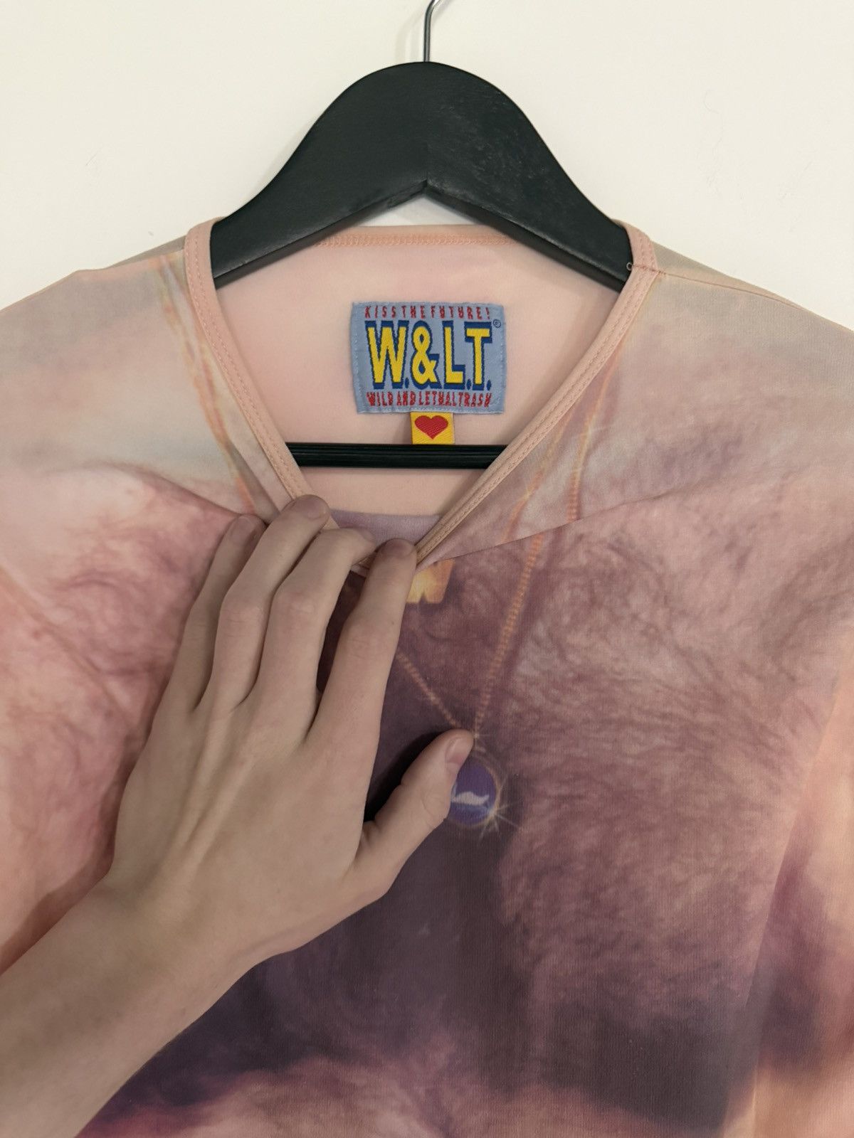Walter Van Beirendonck FW1996 Runway W&LT Finally Chesthair Sweatshirt Size US M / EU 48-50 / 2 - 5 Thumbnail