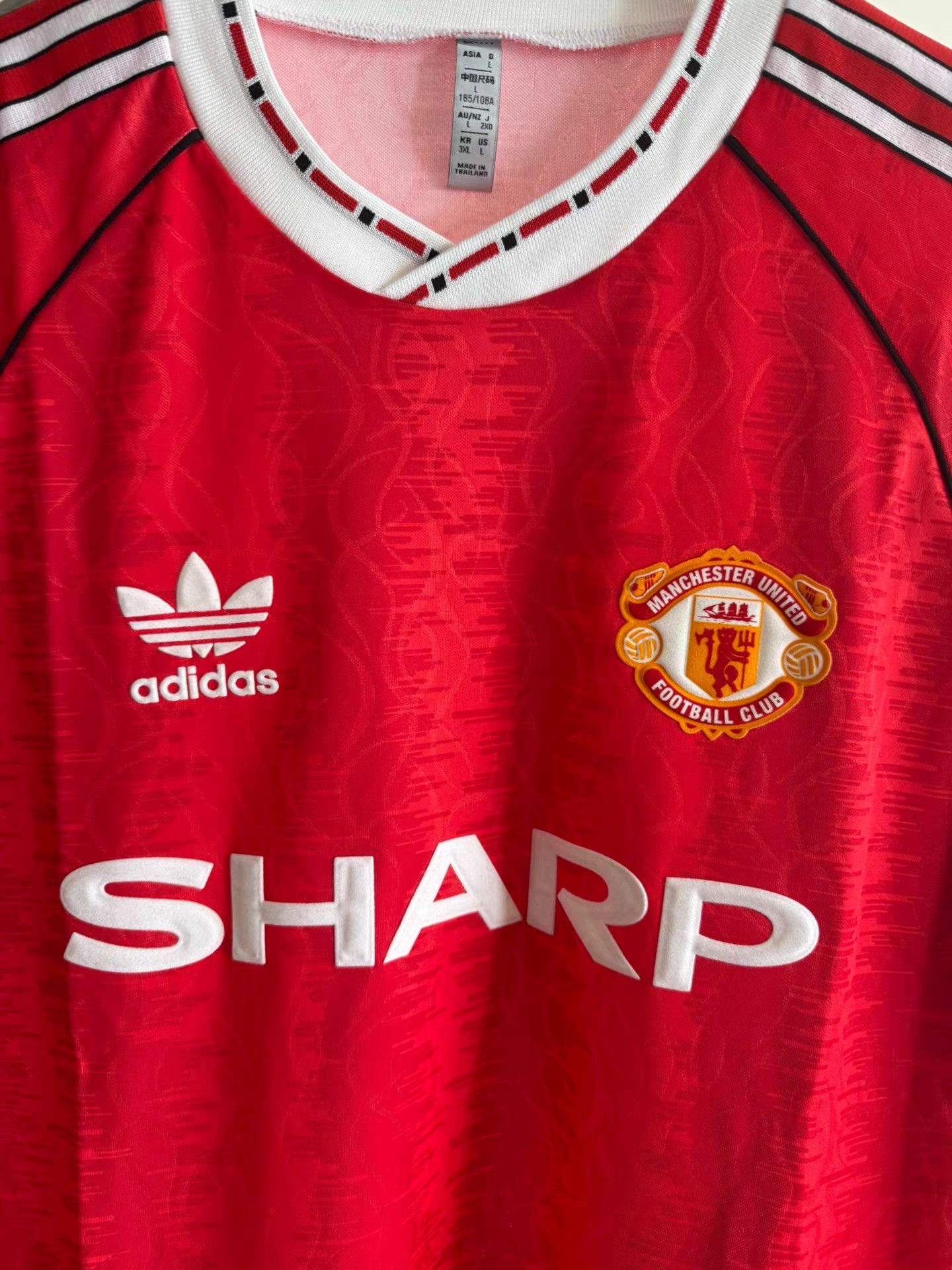 Adidas Adidas Manchester United 90/92 vintage jersey Q17 Size US L / EU 52-54 / 3 - 4 Thumbnail