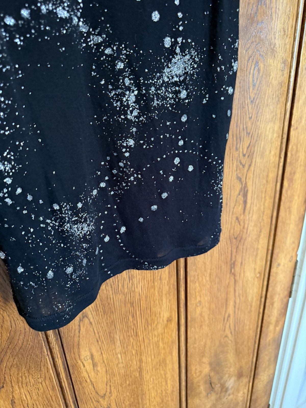 Saint Laurent Paris SS20 Saint Laurent black silver glitter vest tank top L BNWT Size US L / EU 52-54 / 3 - 8 Thumbnail