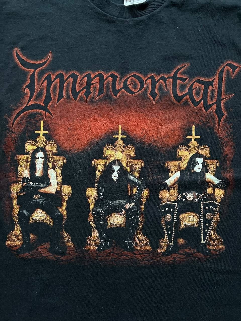 Band Tees IMMORTAL Demons Of Metal Vintage Metal Rock Band Tee T shirt Size US XL / EU 56 / 4 - 4 Thumbnail