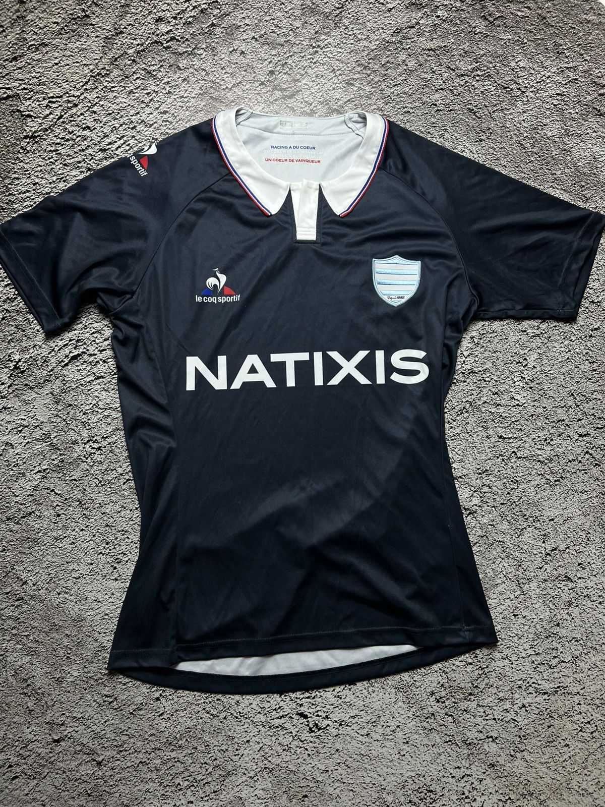 Le Coq Sportif Racing 92 third rugby jersey by le coq sportif France Size US M / EU 48-50 / 2 - 1 Thumbnail