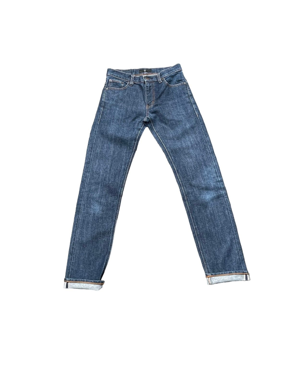 image of Jil Sander x Uniqlo Selvedge Denim in Blue, Men's (Size 30)