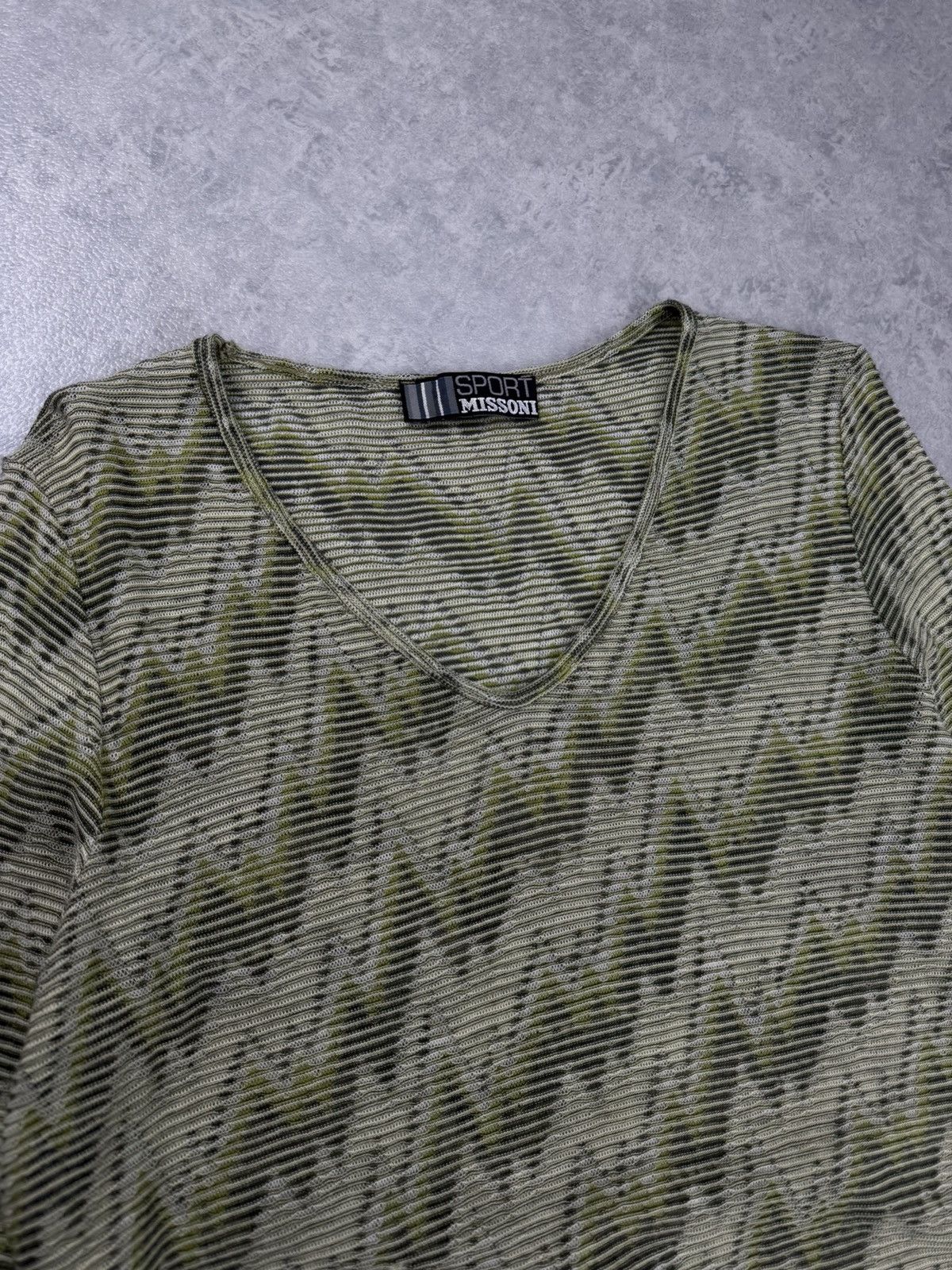 Missoni Vintage Missoni Sport Knit Long Sleeve Jumper Size M-L Size M / US 6-8 / IT 42-44 - 5 Thumbnail