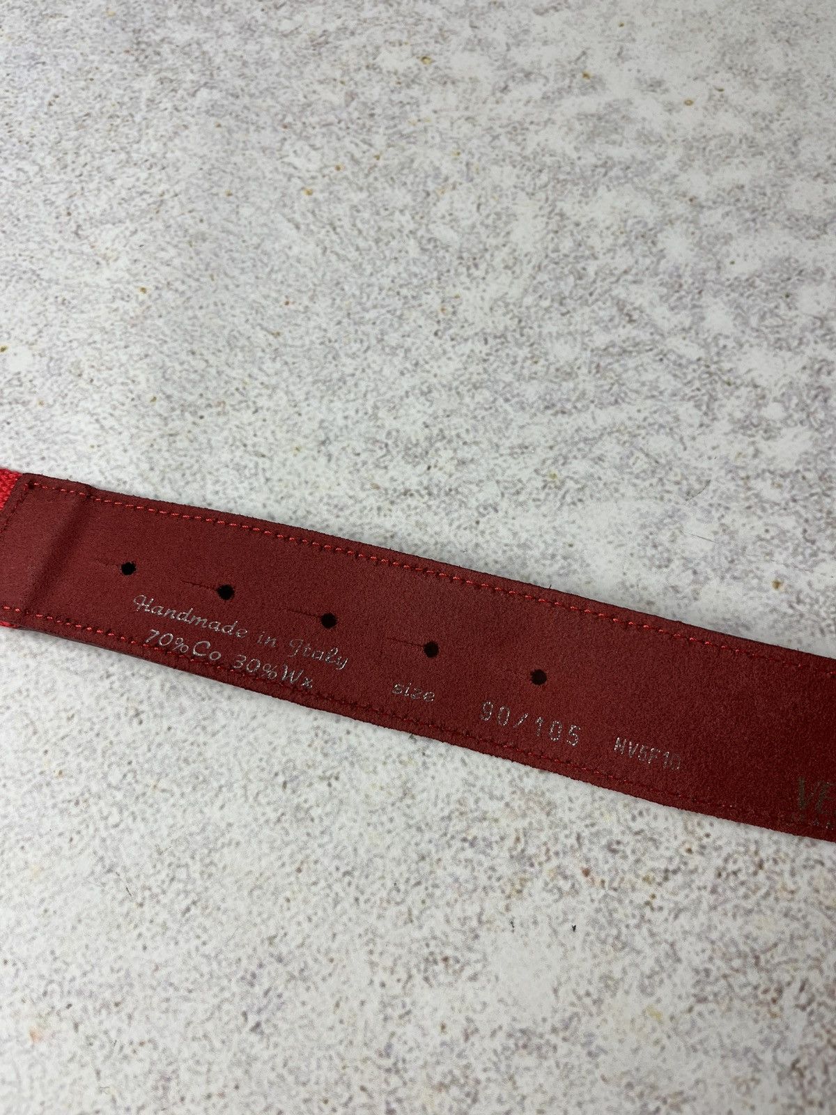 Versace Jeans Couture Versace Jeans Couture Logo Plaque Buckle Leather Belt NV5F10 Size ONE SIZE - 5 Thumbnail