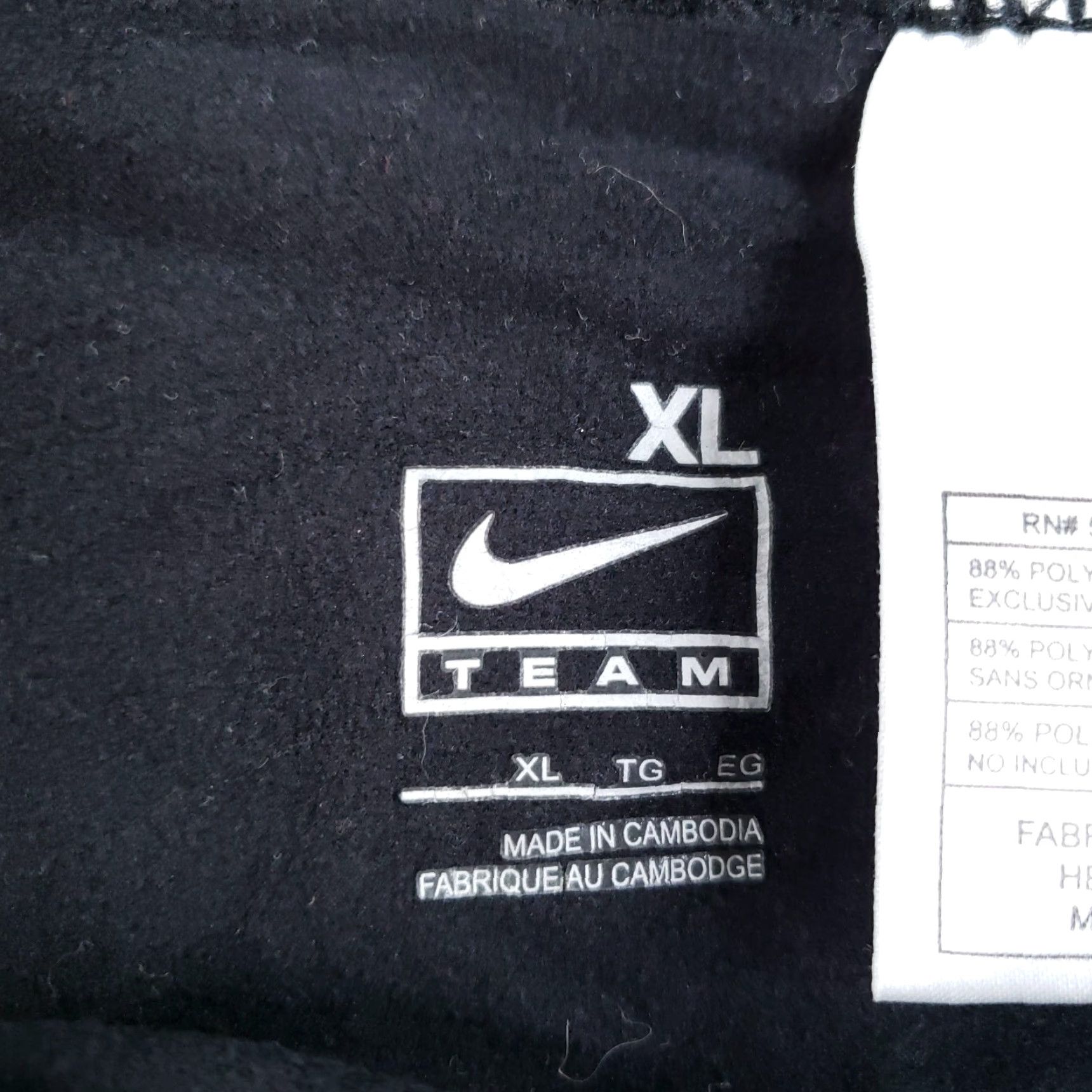 Nike VINTAGE Nike Pro Compression Pants Mens XL Black Base Layer Tights Stretch Sports Size US 36 / EU 52 - 7 Thumbnail