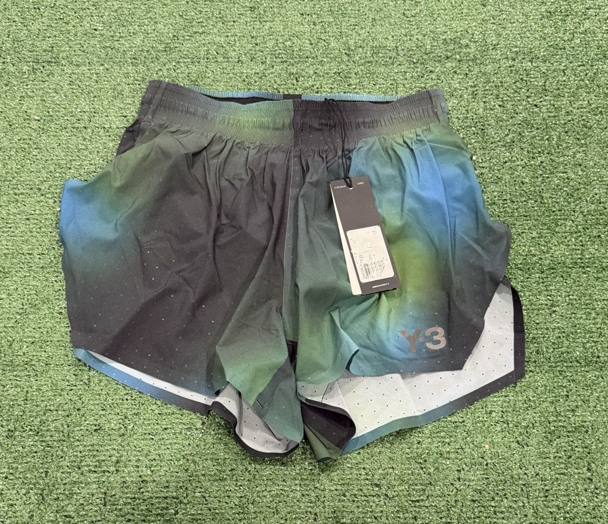 Adidas Adidas Y-3 All Over Print Run Shorts Multicolor Unisex Size US 28 / EU 44 - 1 Thumbnail