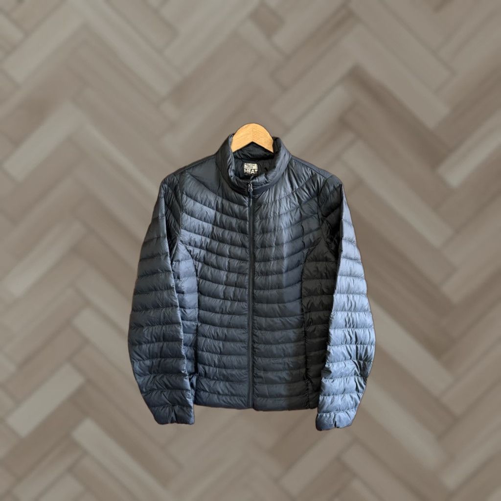 Vintage 32 Degrees Womens Gray Quilted Full Zip Mock Neck Jacket M Medium Size Size M / US 6-8 / IT 42-44 - 1 Thumbnail