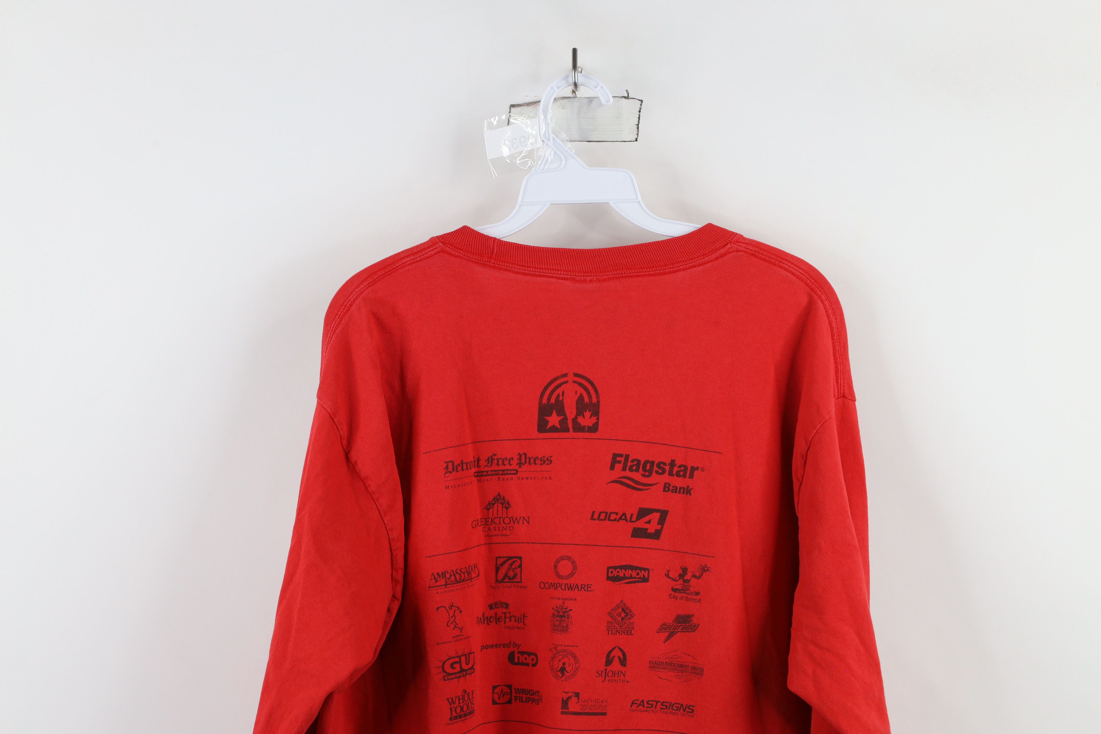 Vintage Vintage Y2K 2005 Press Half Marathon Long Sleeve T-Shirt Size US L / EU 52-54 / 3 - 12 Thumbnail