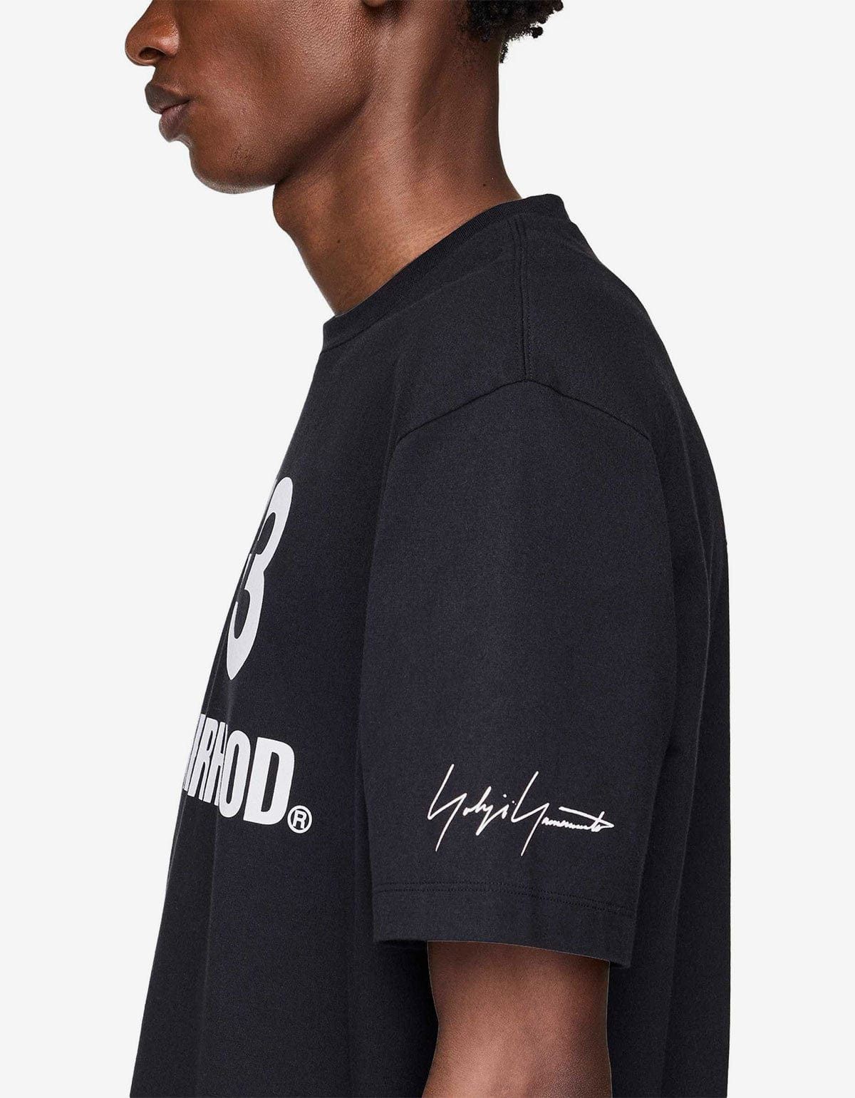 Y-3 Y-3 Neighborhood Black Logo T-Shirt Size US S / EU 44-46 / 1 - 5 Thumbnail