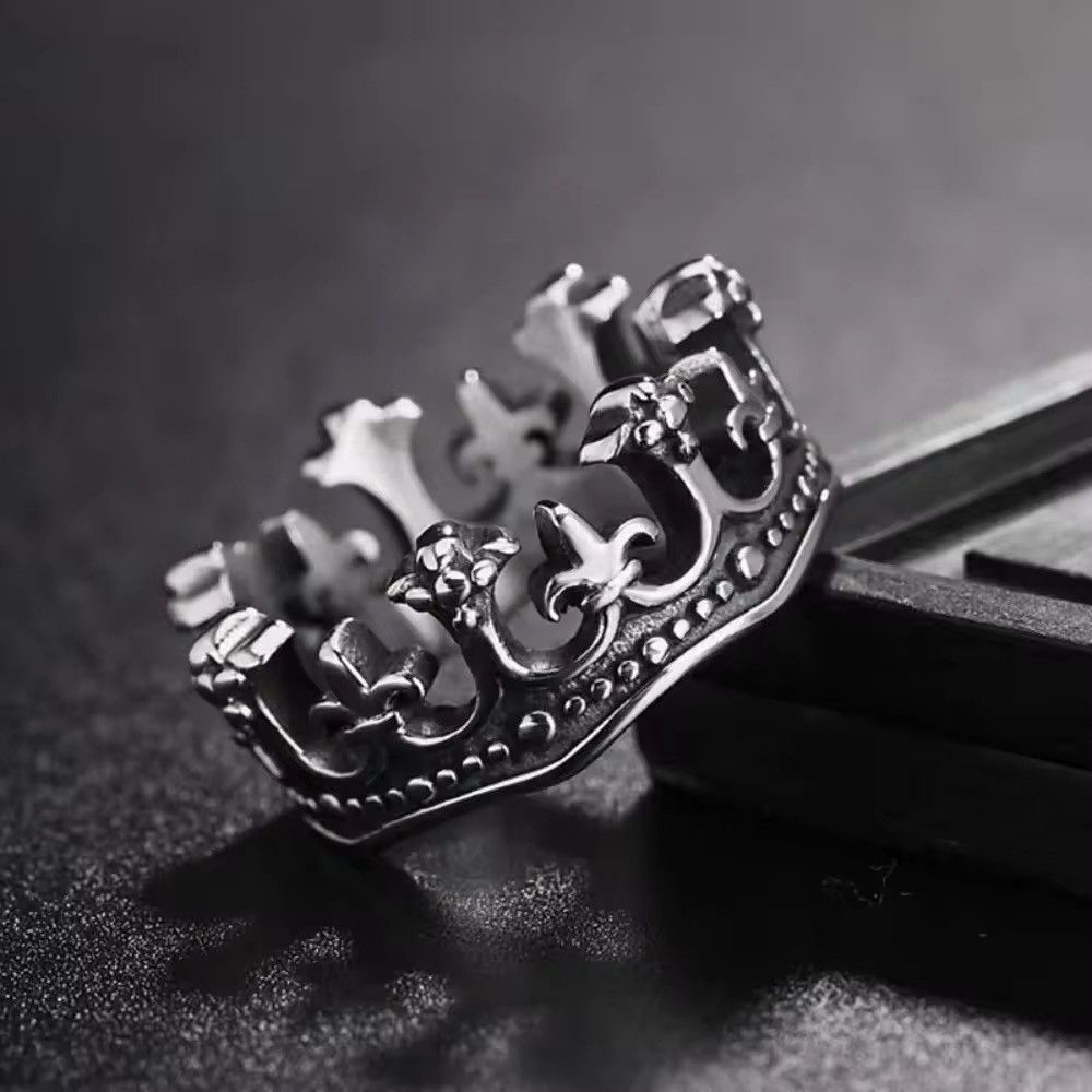 Jewelry × Vintage Retro Crown King Ring Size ONE SIZE - 2 Thumbnail