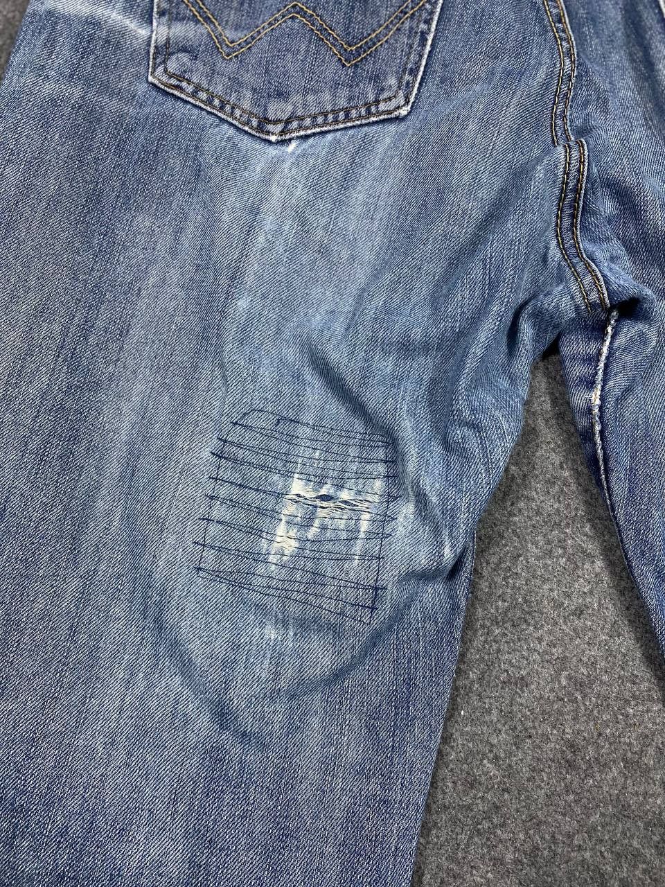 Edwin vintage edwin japan distressed reworked denim nice design Size US 38 / EU 54 - 4 Thumbnail