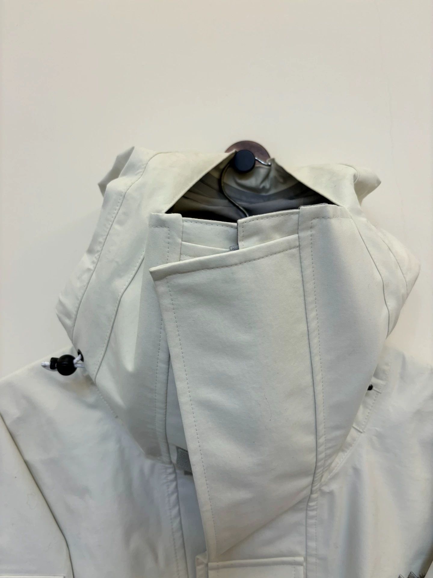 Other is-ness Oversized High Neck Shell Jacket Off-White Size 48 Size US M / EU 48-50 / 2 - 4 Thumbnail