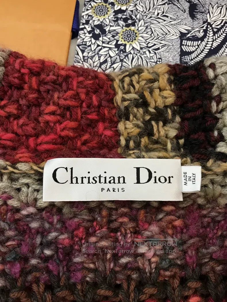 Dior Dior Colour-blocked wool knitted coat Size XS / US 0-2 / IT 36-38 - 3 Thumbnail