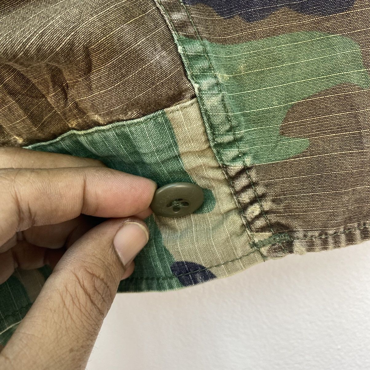 Vintage 💥Vintage Us Army Camouflage Jacket Size US M / EU 48-50 / 2 - 12 Thumbnail