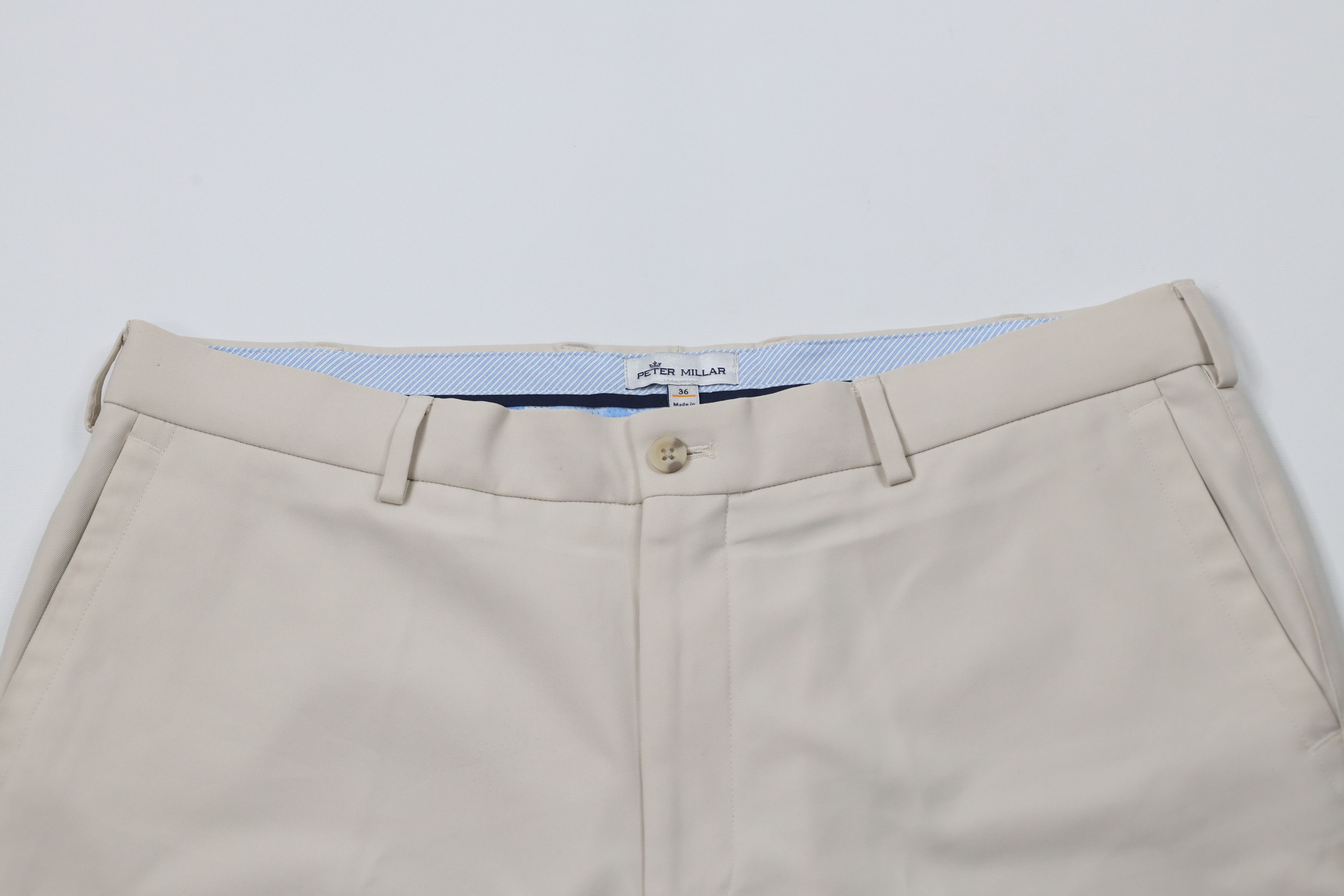 Peter Millar × Vintage Peter Millar Front Tech Above Knee Golf Golfing Chino Shorts Size US 36 / EU 52 - 2 Thumbnail
