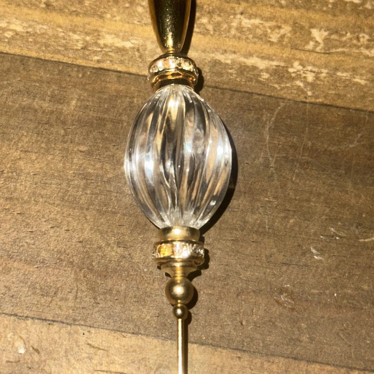 Vintage Vintage long crystal stick pin Size ONE SIZE - 4 Thumbnail