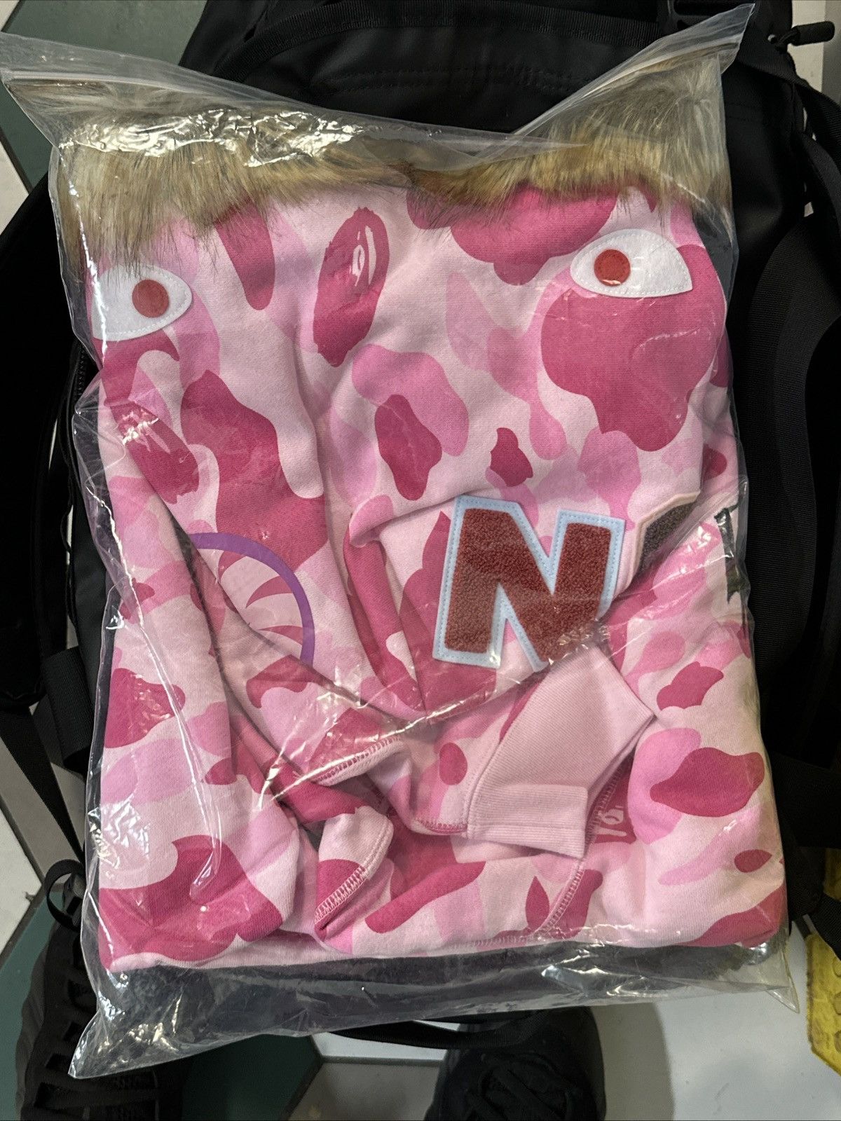 Bape BAPE X DON TOLIVER FUR SHARK HOODIE | Grailed