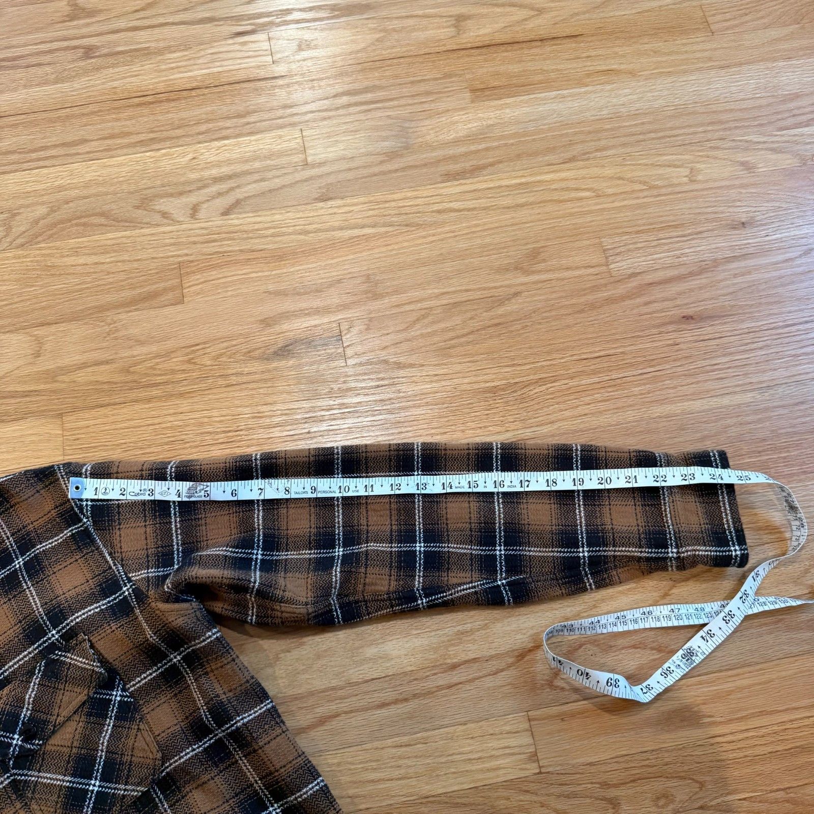 3sixteen 3Sixteen Heavyweight Crosscut Slubby Flannel in Sienna Size US L / EU 52-54 / 3 - 3 Thumbnail