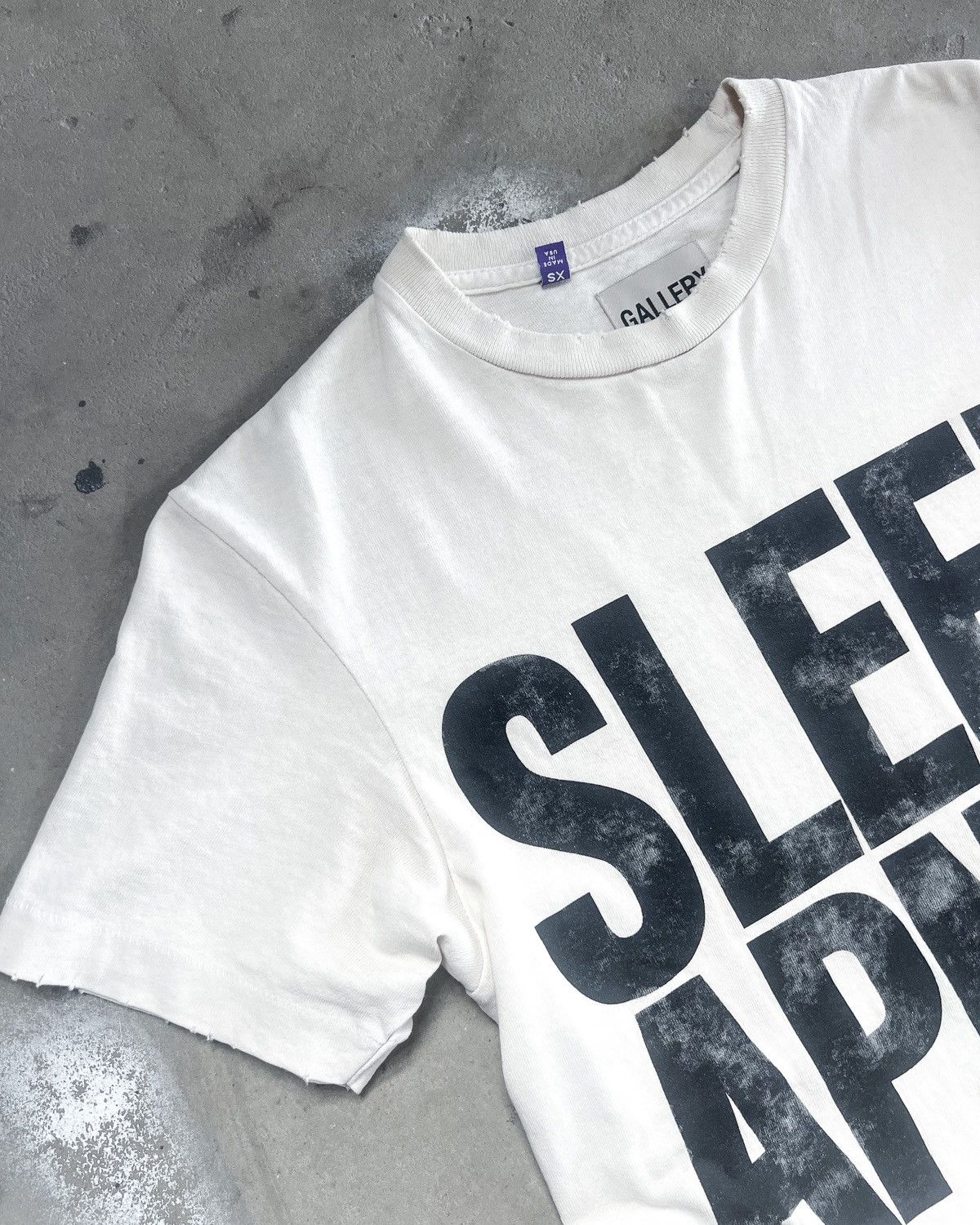 Gallery Dept. S/S23 DISTRESSED SLEEP APNEA T-SHIRT Size US XS / EU 42 / 0 - 3 Thumbnail