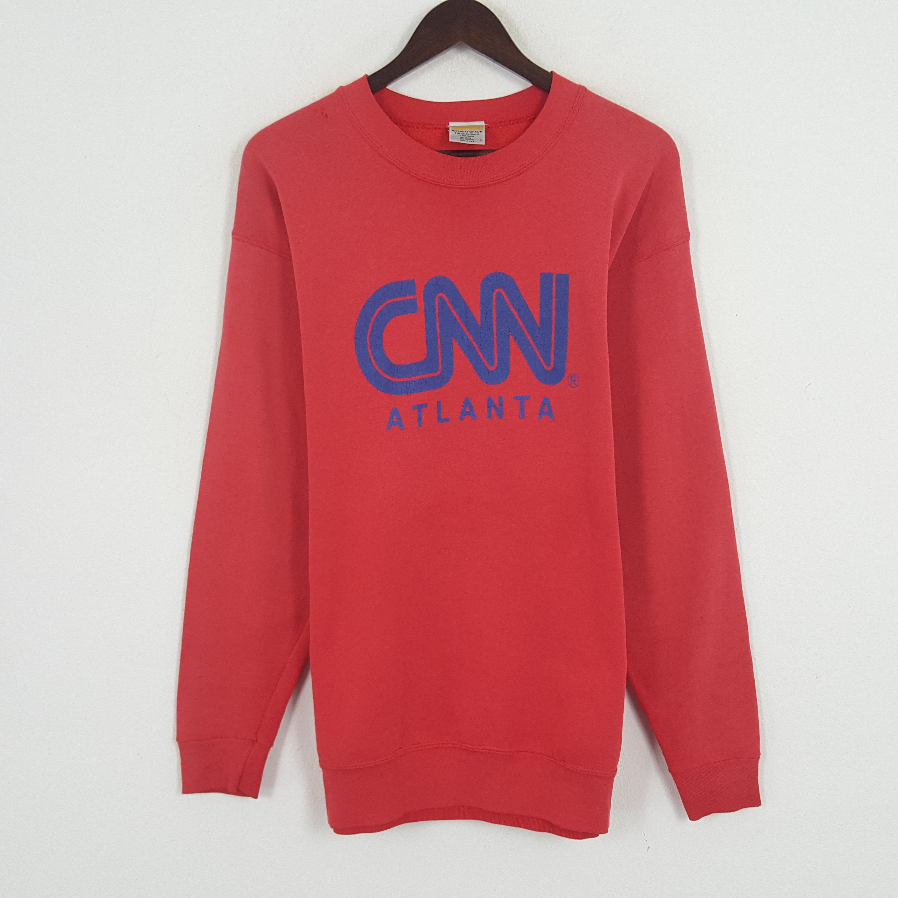 Vintage Vintage CNN Atlanta Sweatshirt Size US M / EU 48-50 / 2 - 1 Thumbnail