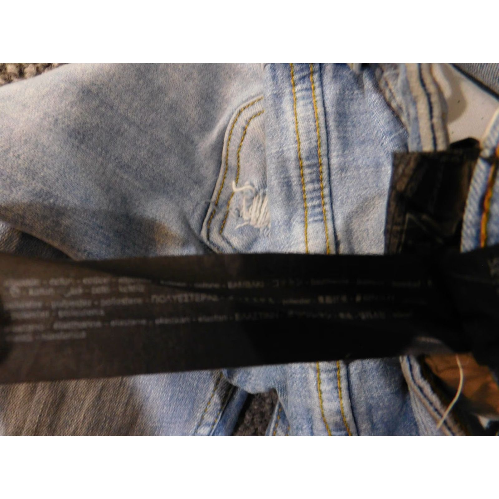 Zara Zara Jeans Womens 30 Distressed Light Wash Skinny Denim Blue Made Turkey Jeans Size 30" / US 8 / IT 44 - 5 Thumbnail