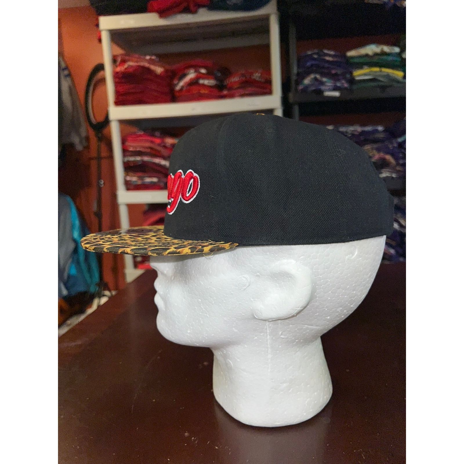 City Hunter Chicago Hat City Hunter Original Black Snapback Cap Headwear Size ONE SIZE - 4 Thumbnail