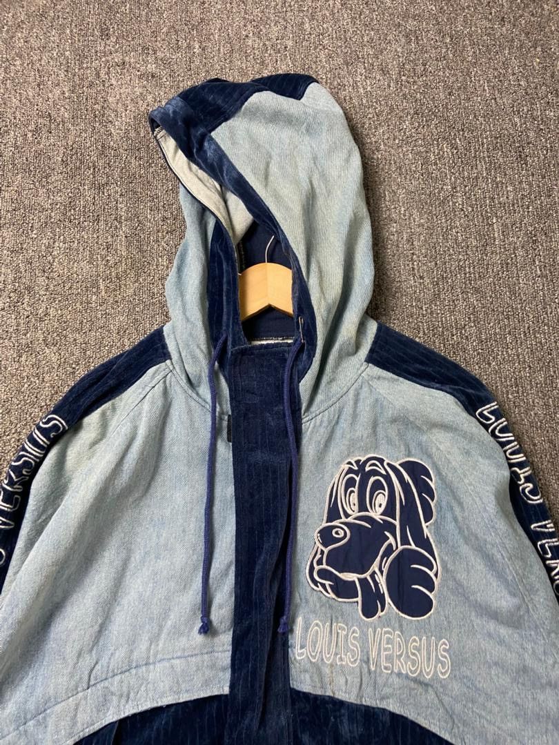 Japanese Brand Louis Versus Embroidery Velvet & Jeans Jacket (204) Size US M / EU 48-50 / 2 - 9 Thumbnail