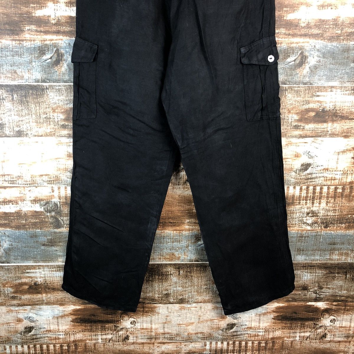 Fendi DL Fendi Jeans Black Cargo Multipocket Pants #A2595 Size US 26 / EU 42 - 16 Thumbnail
