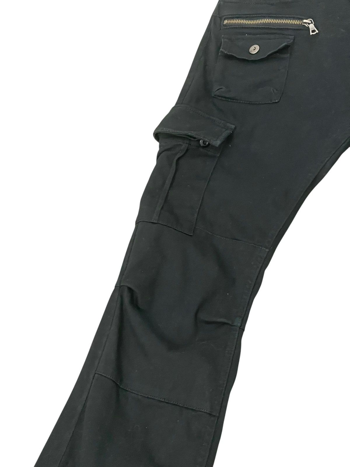 Japanese Brand Flare Cargo No ID Japan Stretch Boot Cut 1🟦6 Size US 32 / EU 48 - 8 Thumbnail