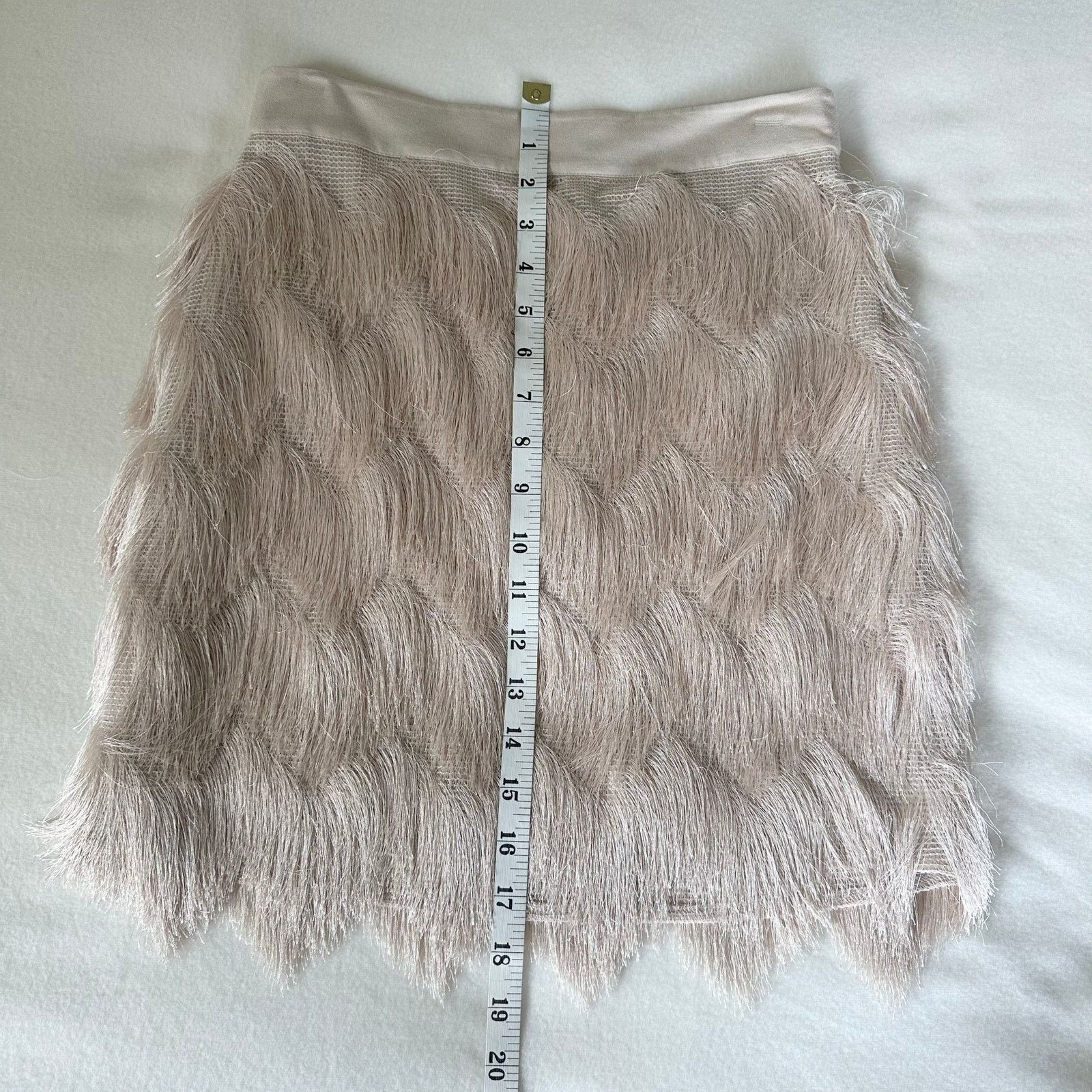 Other Ella Moss Stardust Zigzag Fringe Skirt Sise 0 Waist 25" NWT Size 25" / US 0 / IT 36 - 5 Thumbnail