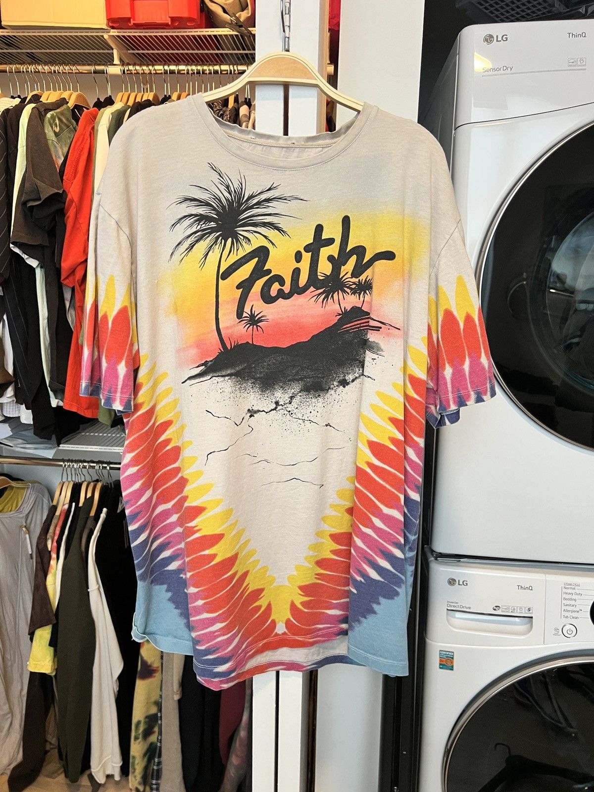 Faith Connexion Faith Connexion Sunset Palm Graphic Tee XL Size US XL / EU 56 / 4 - 1 Thumbnail