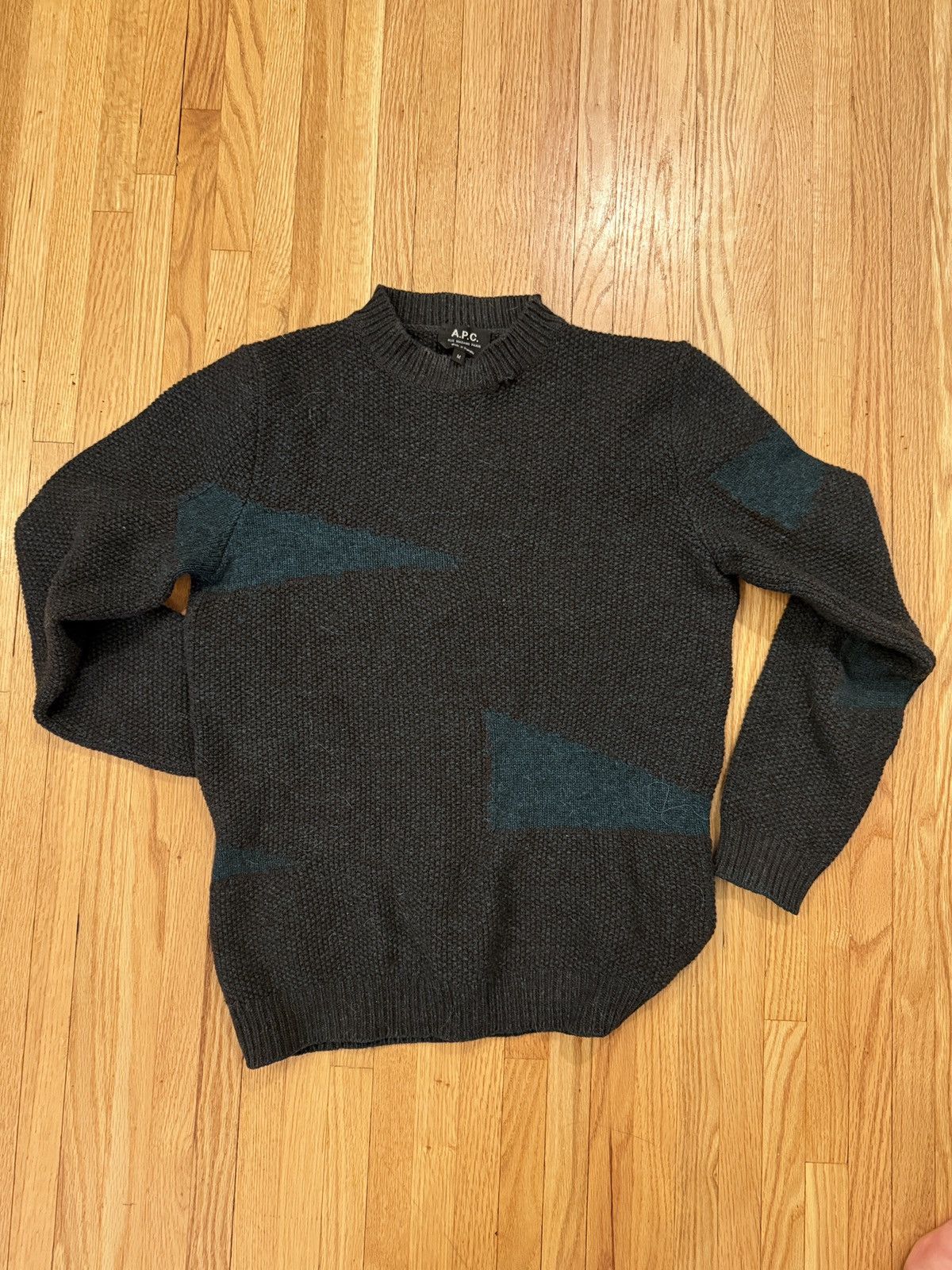 A.P.C. Ernen melange mockneck pennant sweater Size US M / EU 48-50 / 2 - 1 Thumbnail